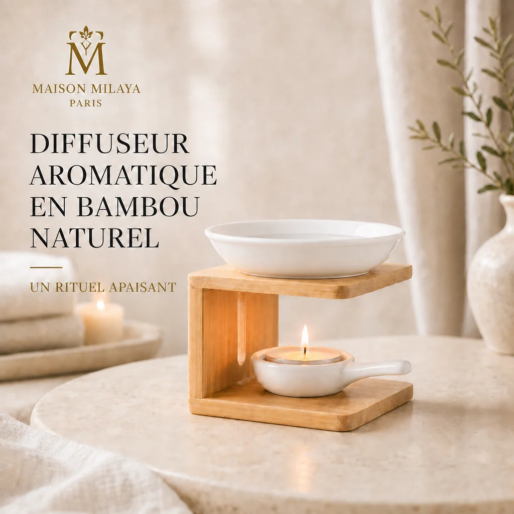 Excellent Diffuseur Aromatique en Bambou Naturel – Maison Milaya Professional