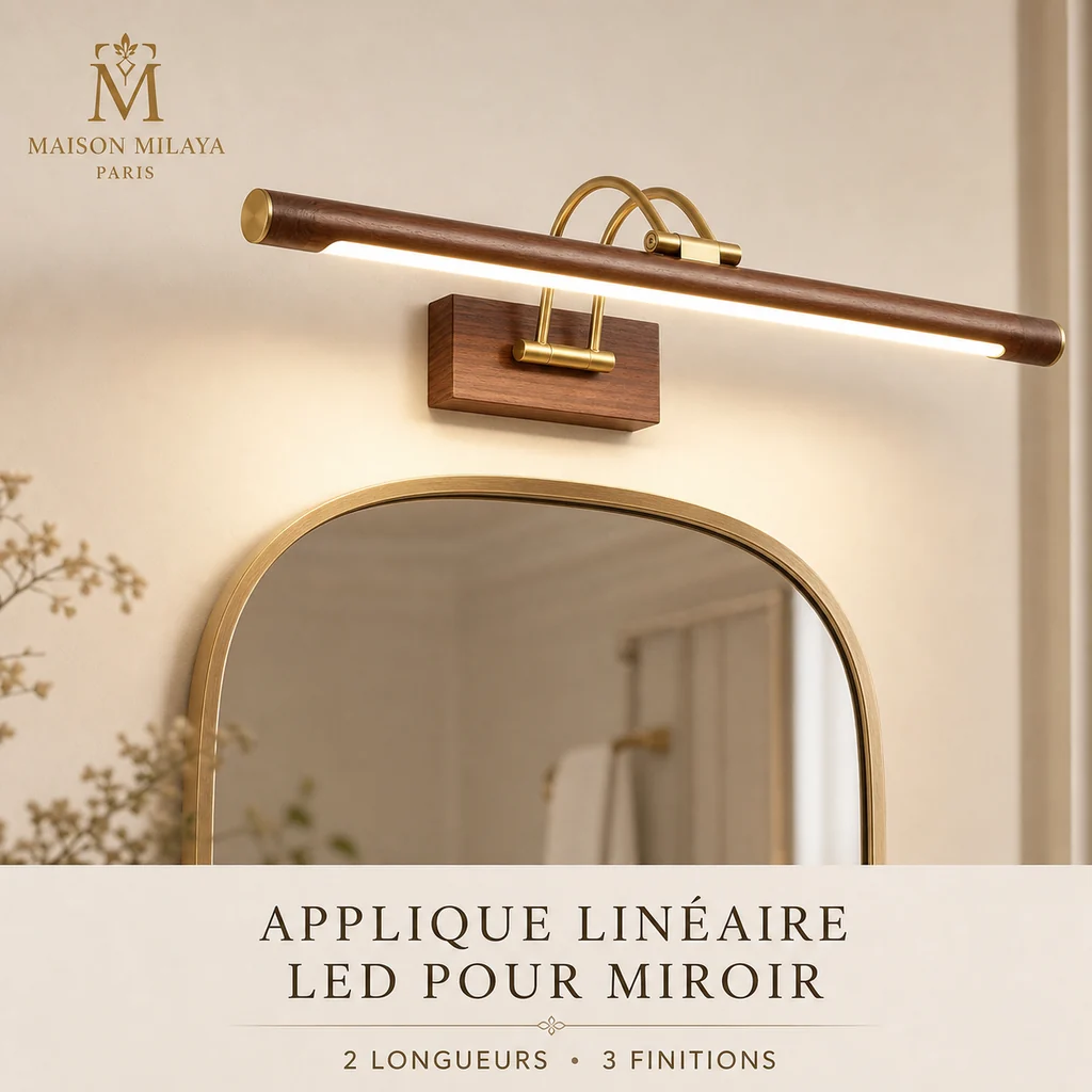 Casual Applique Linéaire LED pour Miroir – Maison Milaya Official