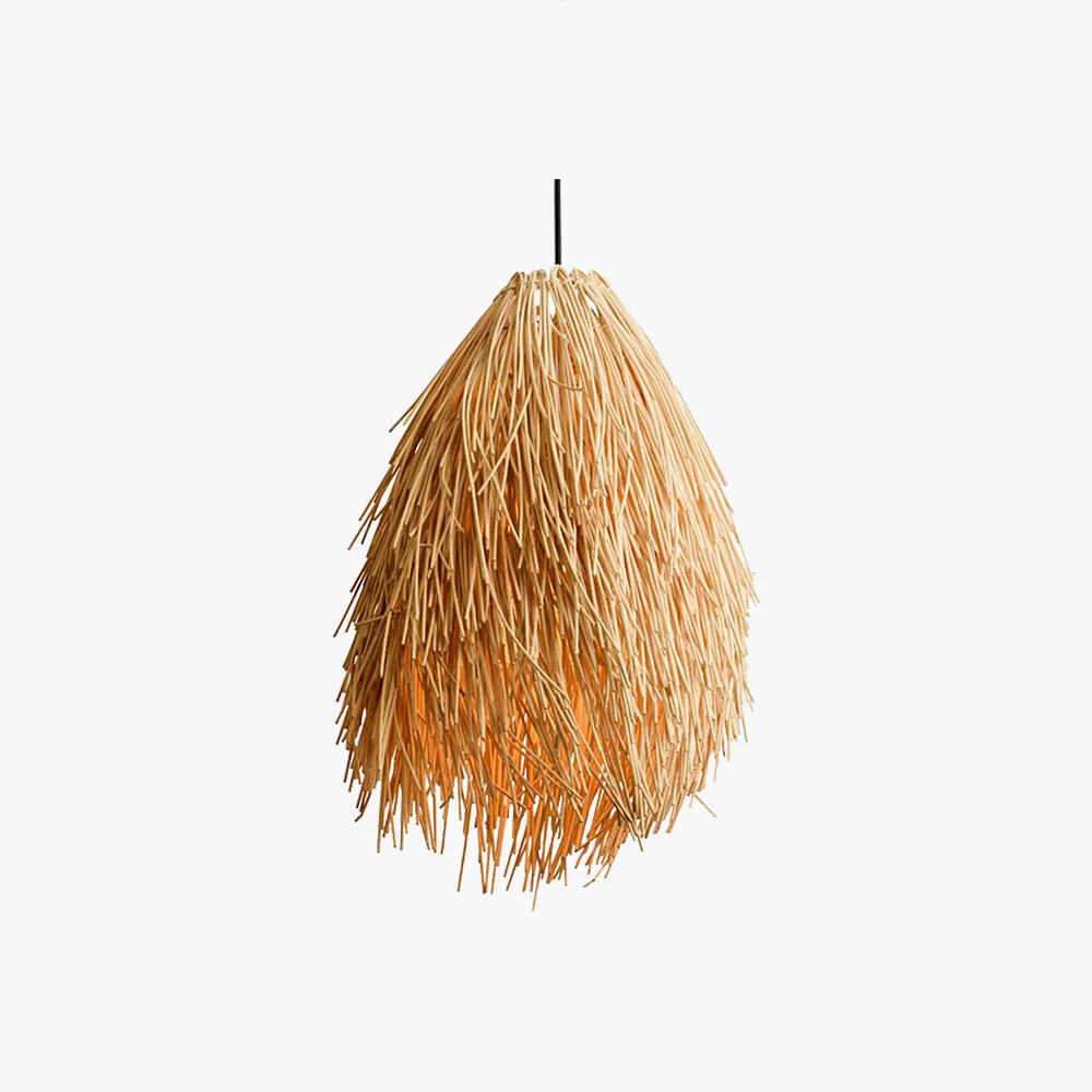 Professional Muto Pendelleuchte Rattan 35CMx53CM Certified