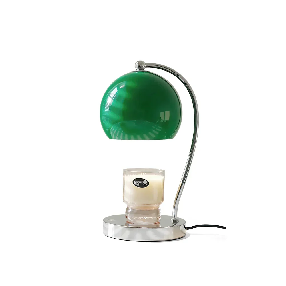 Smooth Grfit Candle Table Lamp Secure