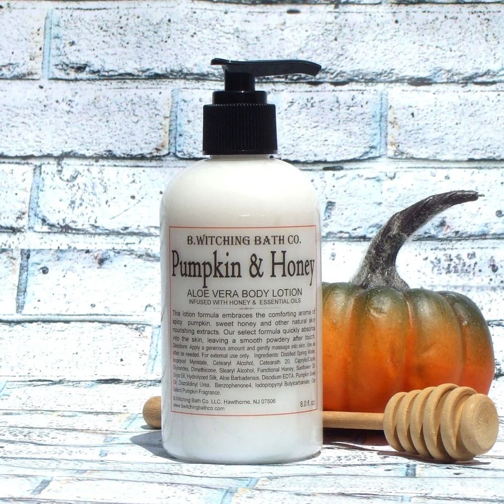 Practical 8oz. Pumpkin Honey Aloe Vera Body Lotion Fine Crafted