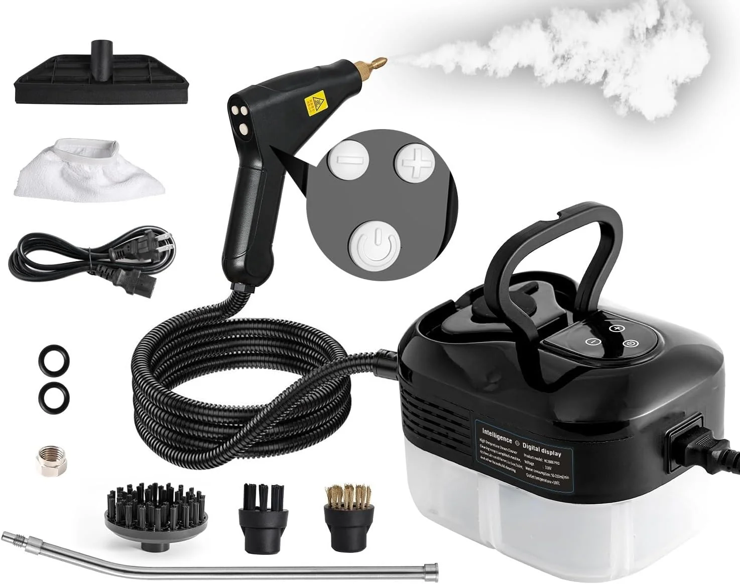 Authentic Handheld Steam Cleaner 2500W Pressurized Multi-Surface Steam Cleaner for Home Use Car Steamer For Cleaning Auto Detailing Kitchen Floors Tools Dependable