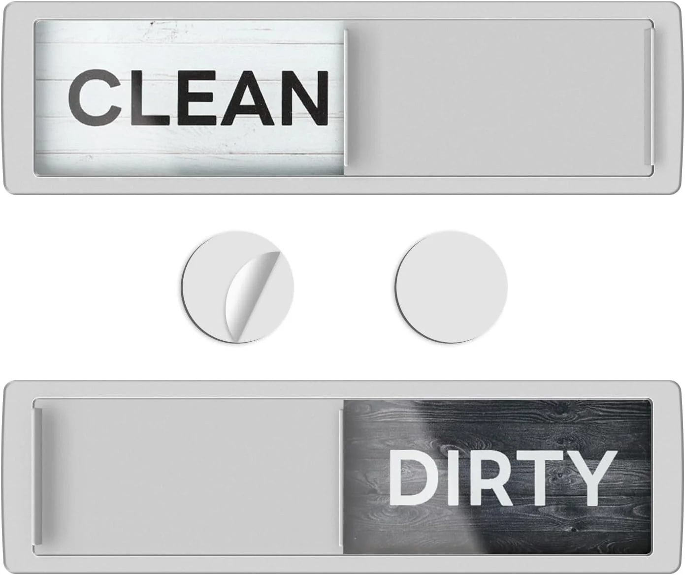 Reusable KitchenTour Dishwasher Magnet Clean Dirty Sign Strong Magnet Clean Dirty Sign for Dishwasher Solid
