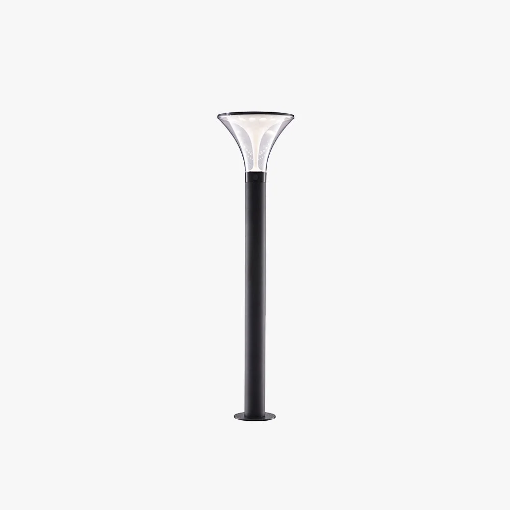 Smooth Pena Außen-Pollerleuchte Schwarz 85CM Lang Innovative