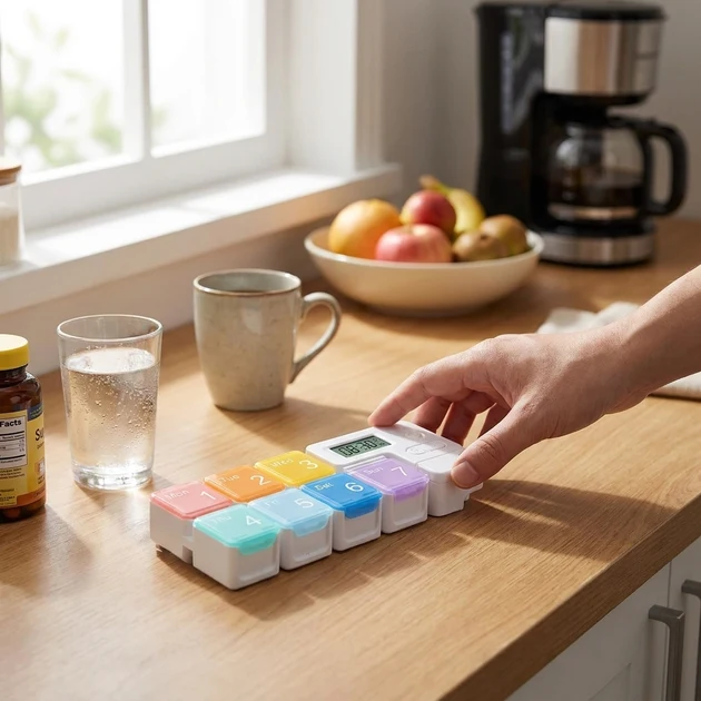 Elite Electronic Weekly Pill Organizer Authentic
