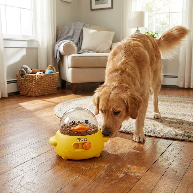 Exclusive Duck Dog Puzzle Slow Feeder Premium Material