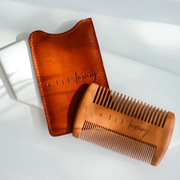 Specialty Wooden Beard Comb Powerful