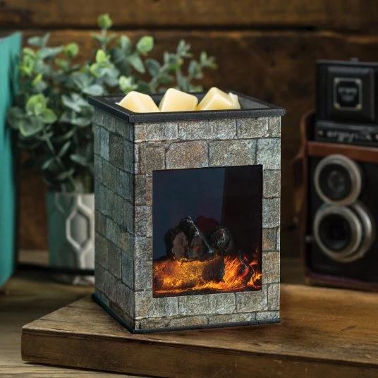 Enhanced Fireside Pluggable Fragrance Warmer Fashionable