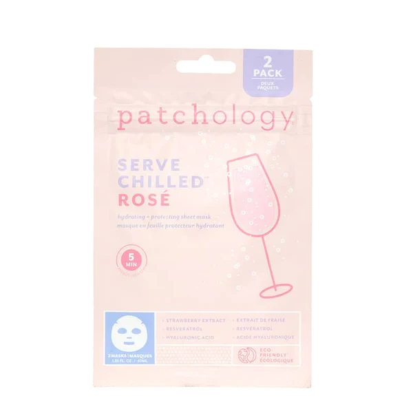 Dependable Served Chill Rosé Sheet Mask Soft