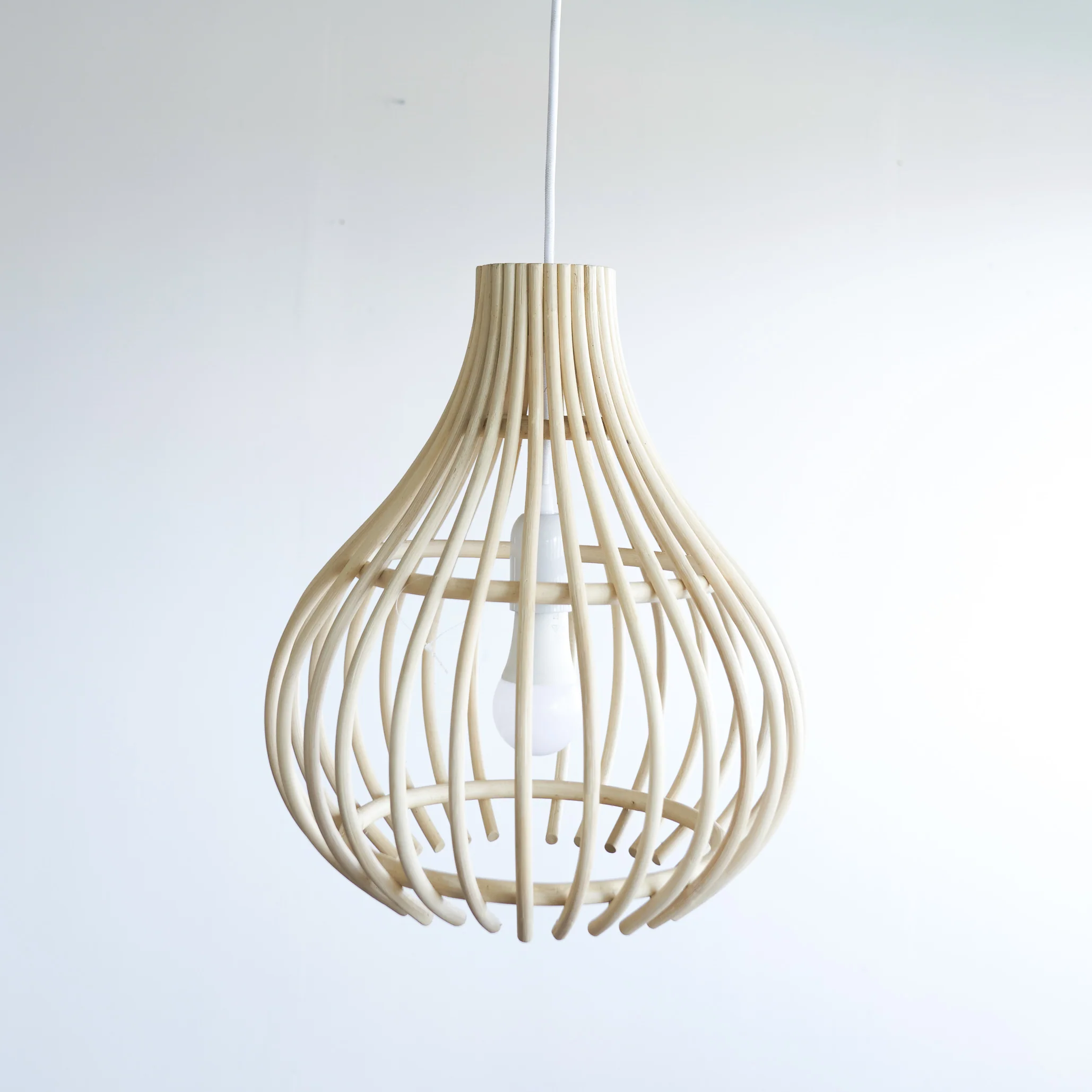 Enhanced Mini Bulb Hanging Lamp Natural 40cm Certified