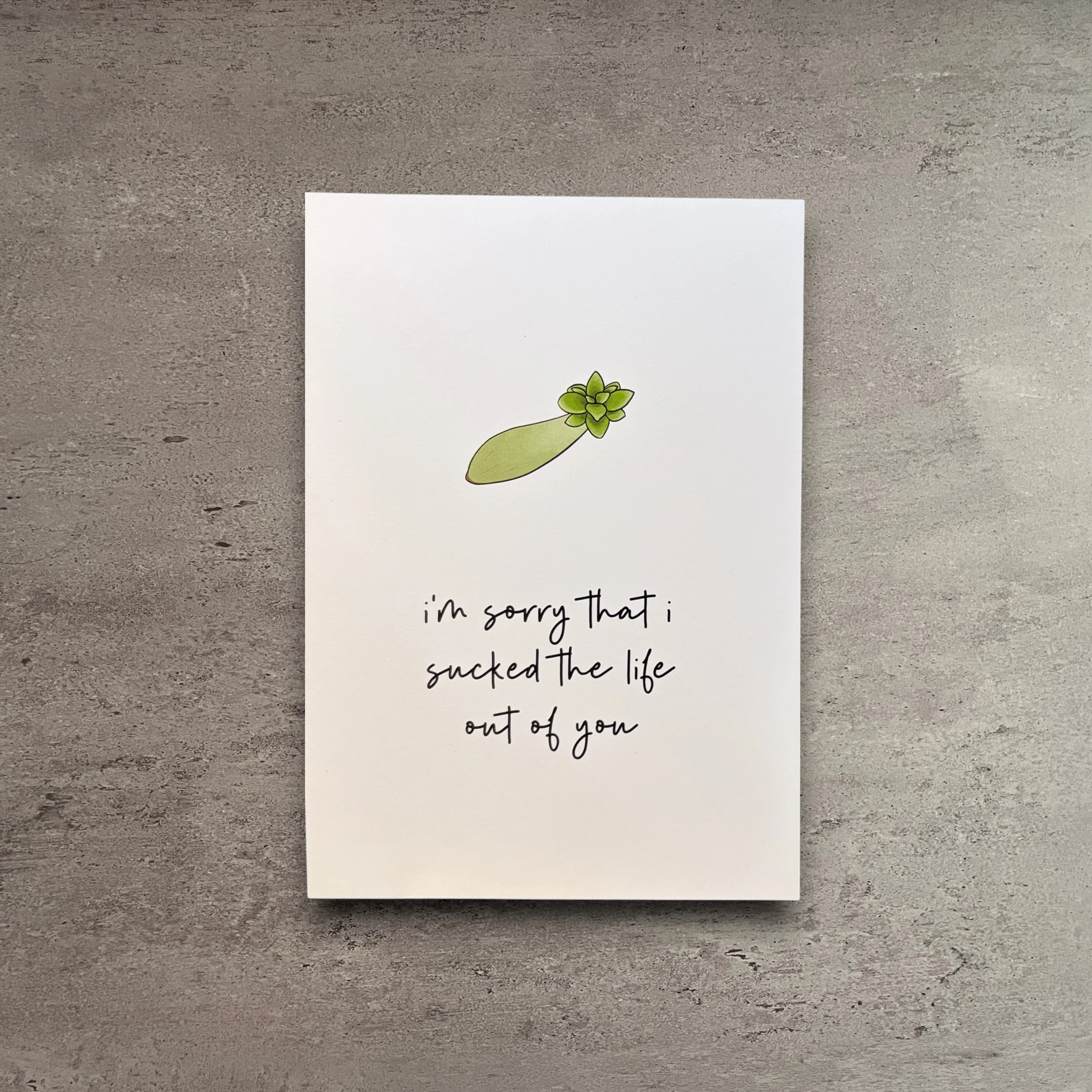 Exclusive Sucked The Life Mother’s Day Card Lightweight
