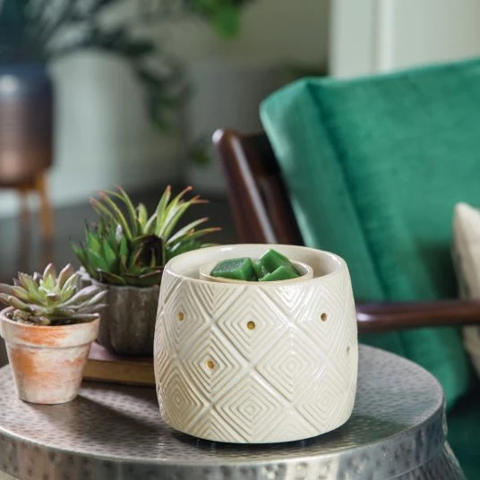 Flexible Polygonal Illuminated Fragrance Warmer Breathable