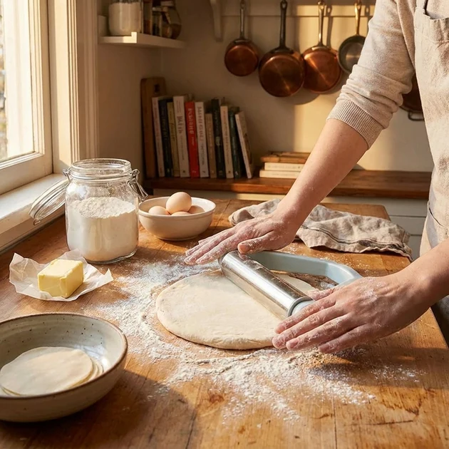 Efficient Stainless Steel Handheld Rolling Pin Enhanced