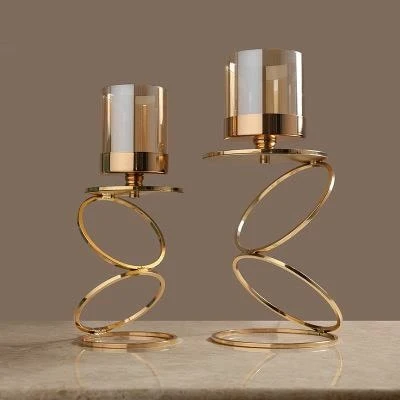 Optimized Elegant Gold Candle Holder Premium Material