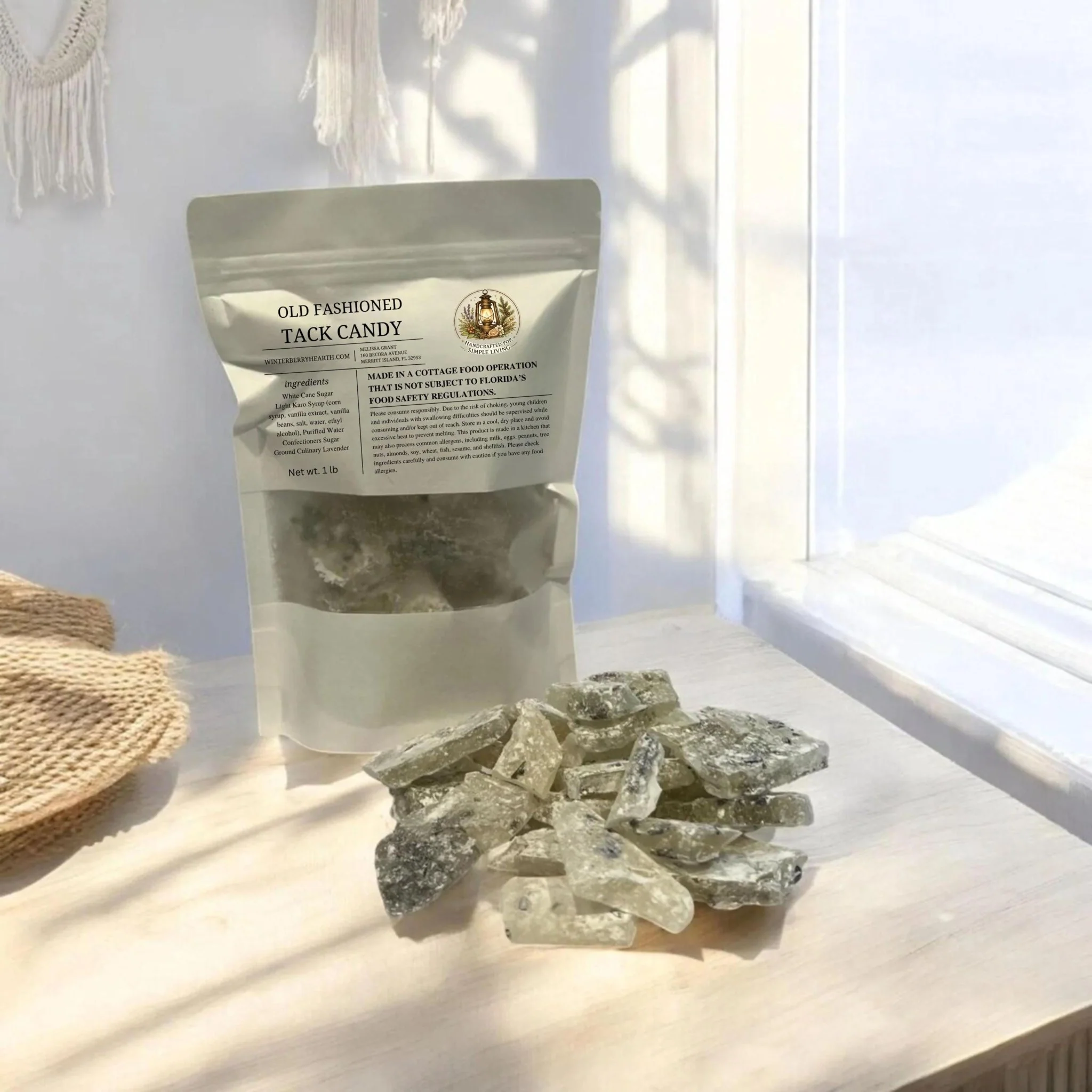 Innovative Lavender Hard Tack Candy Herb Infused Nostalgic Rock Candy Cocktail Garnish Effective