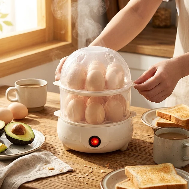 High-End Double-Layer Electric Egg Cooker Exclusive