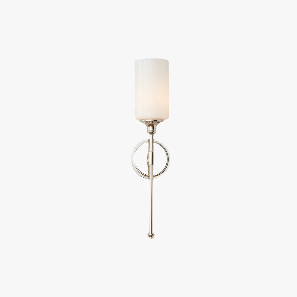 Detailed Leigh Milchglas-Spiegelfront Wandleuchte 2 Farben 50CM Lang Next-Generation