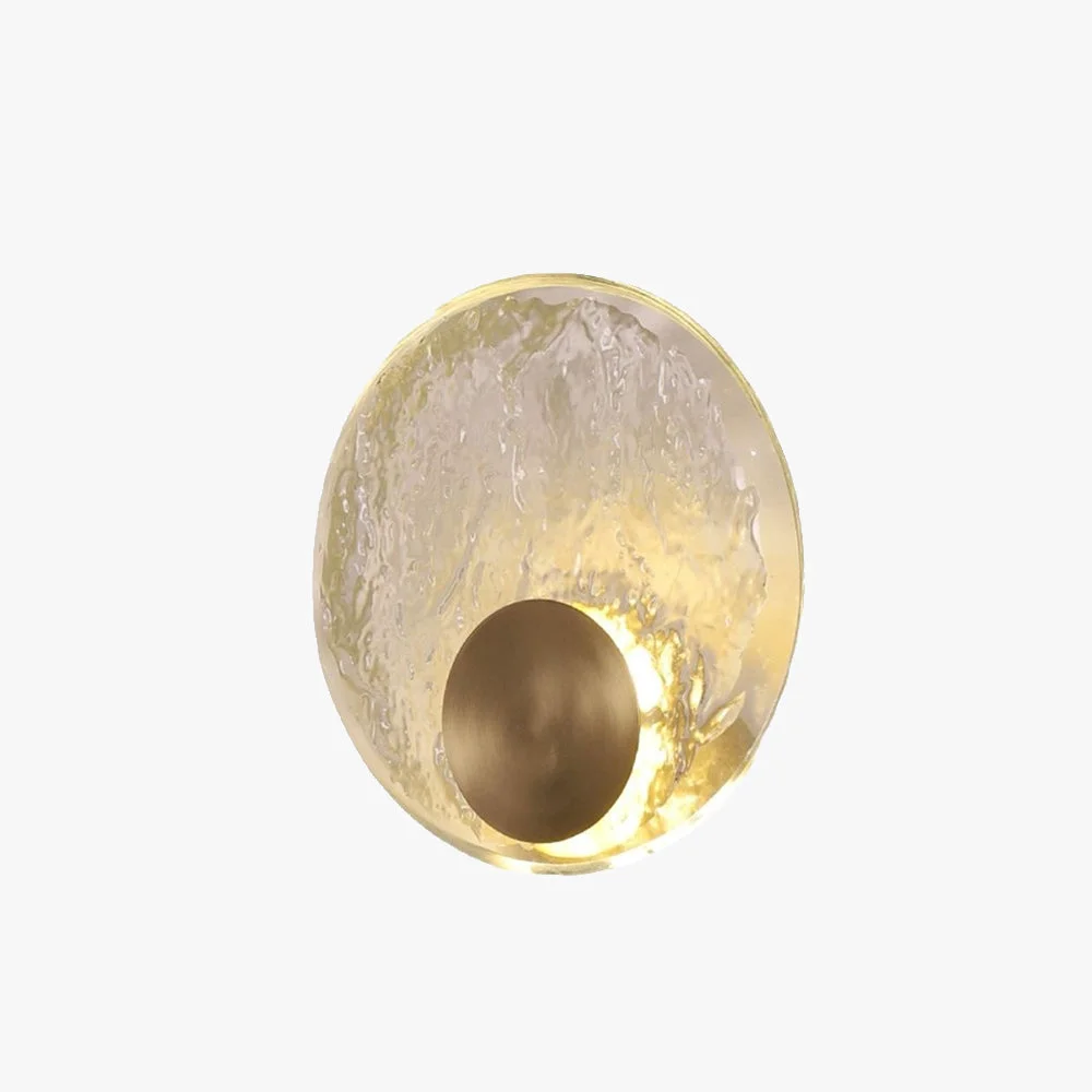 Long-Lasting Kristy Kreis Spiegelfront Waschtisch-Wandleuchte Kristall Metall Sustainable