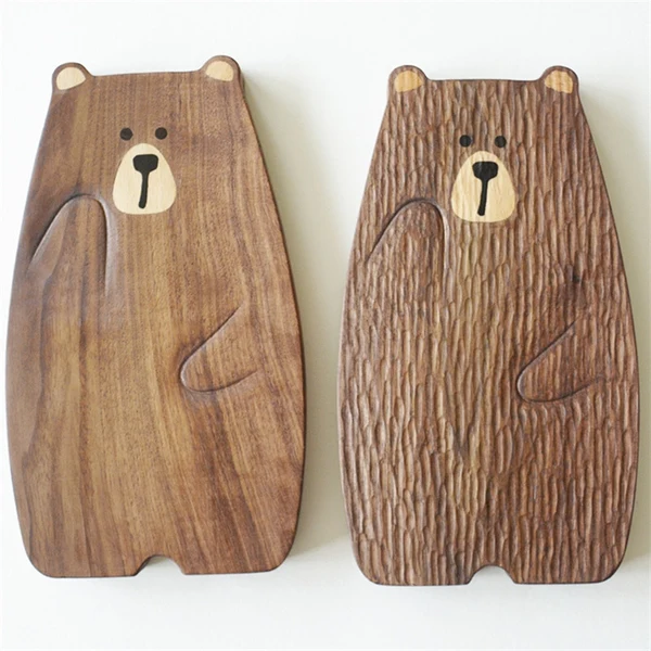 Functional Bear Shaped Cutting Board Authentic