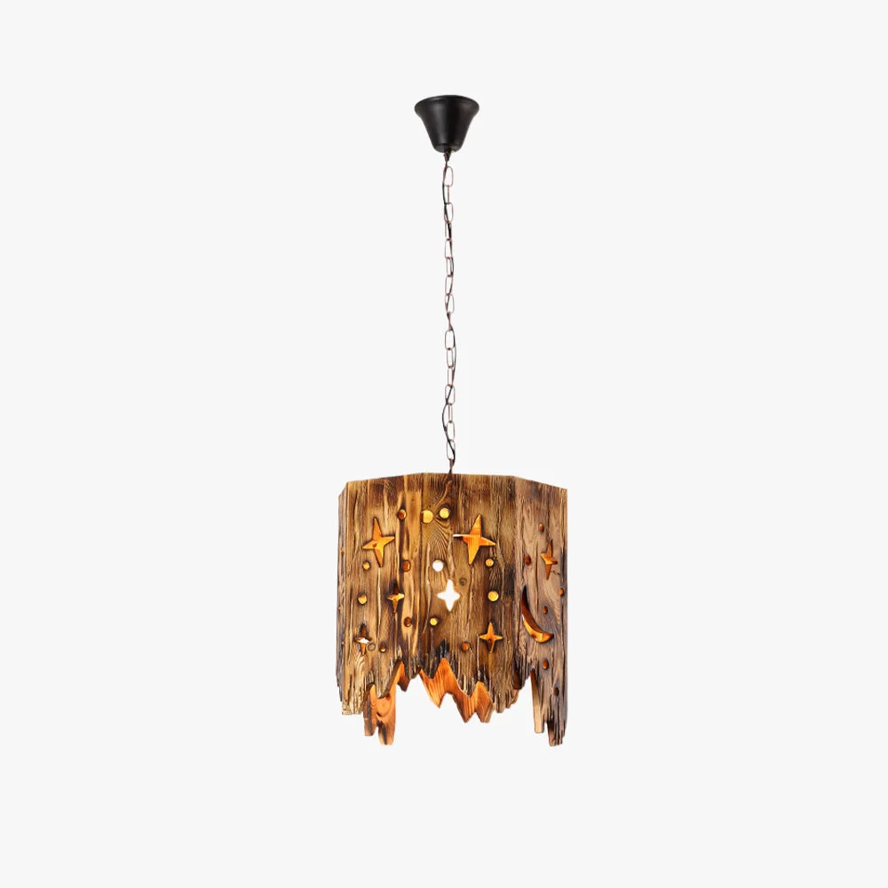 Sustainable Austin Stern-Pendelleuchte Metall Holz Top-Quality
