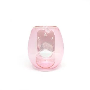 Powerful Pink Glass Tealight Warmer Original