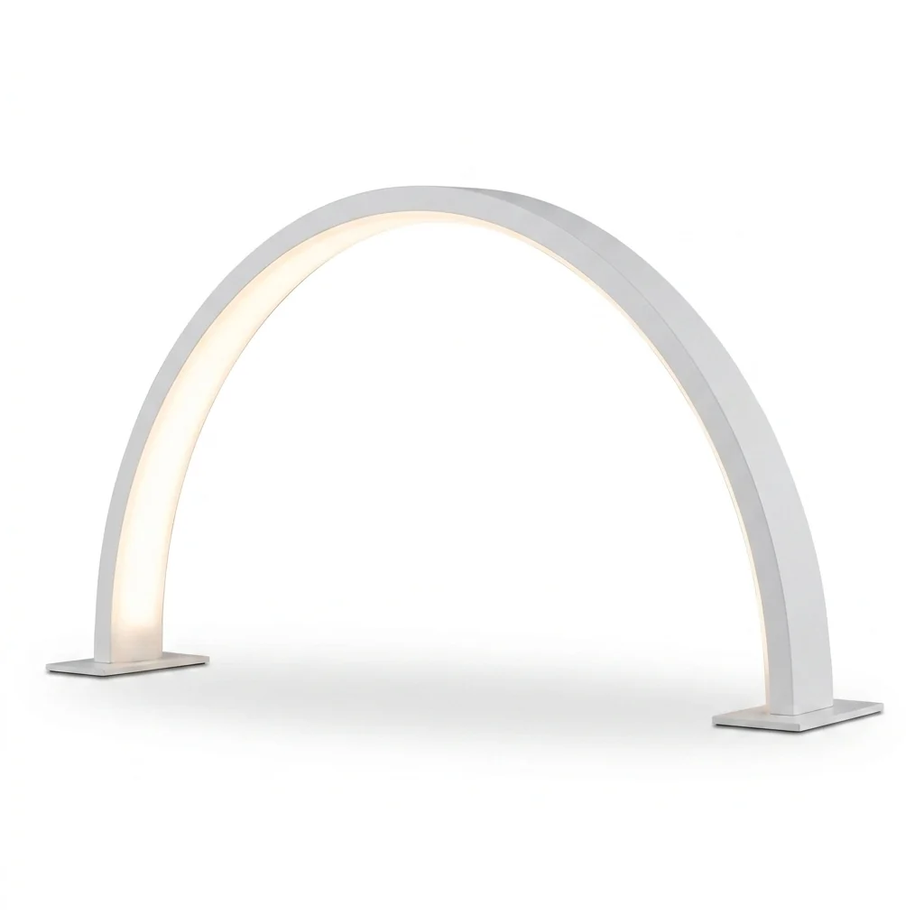 Traditional Crescent LED Desk Lamp Bright Even Craft Task Light High-Performance
