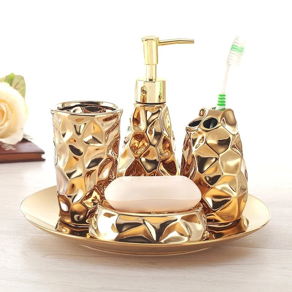 Trusted Luxury Gold Bathroom Accessories Functional