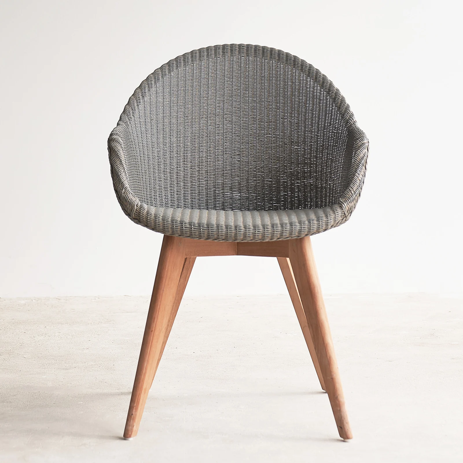 Environmentally Friendly Avril Dining Chair Teak – Grey Wash Smooth
