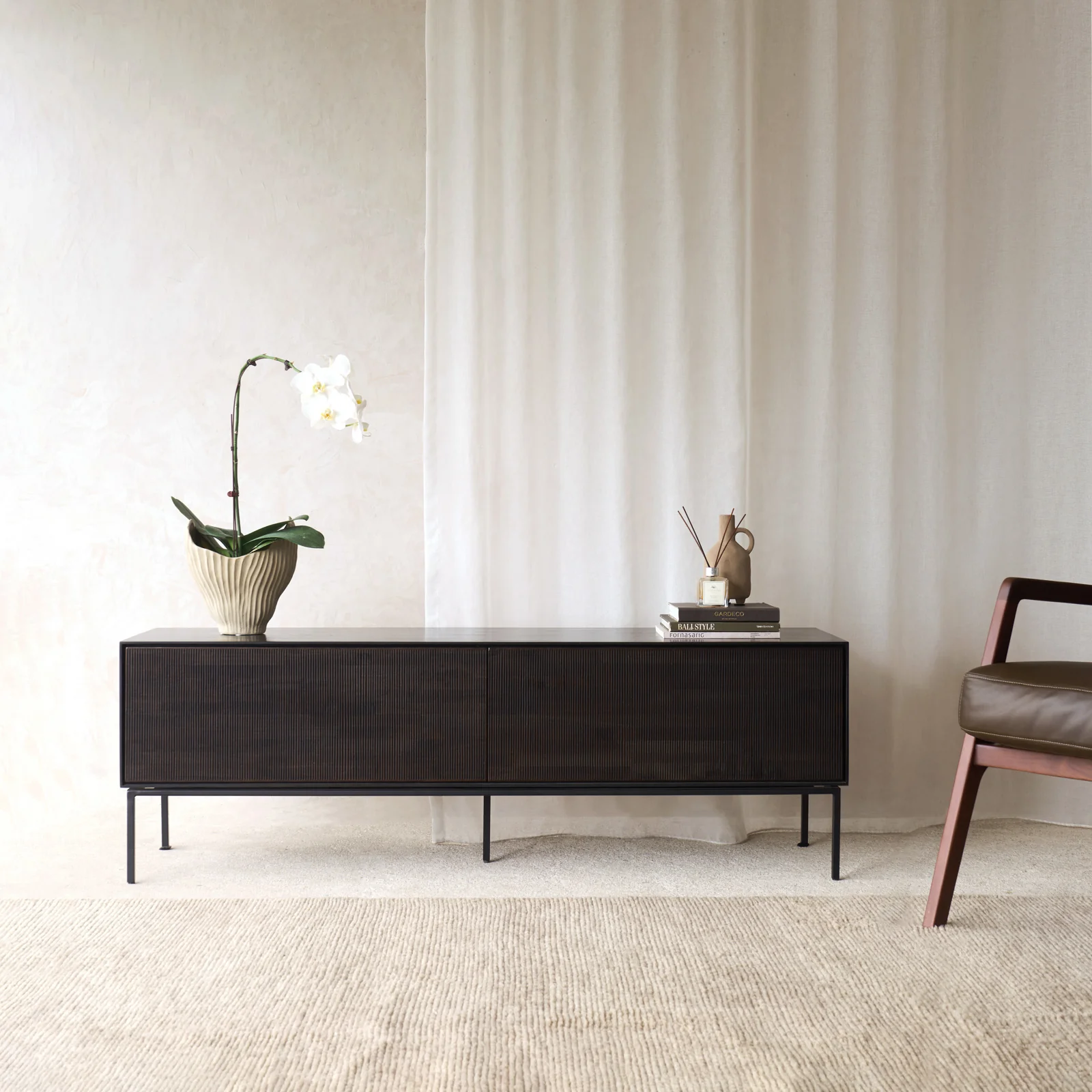 Artisan Grooves TV Console Teak 162cm Fine