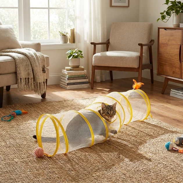Powerful Collapsible S-Shaped Cat Tunnel Convenient