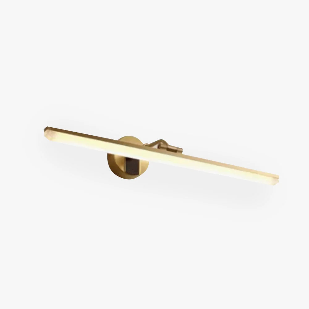 Trendy Leigh Spiegelfront Waschtisch-Wandleuchte Messing L 45 58 72CM Outstanding