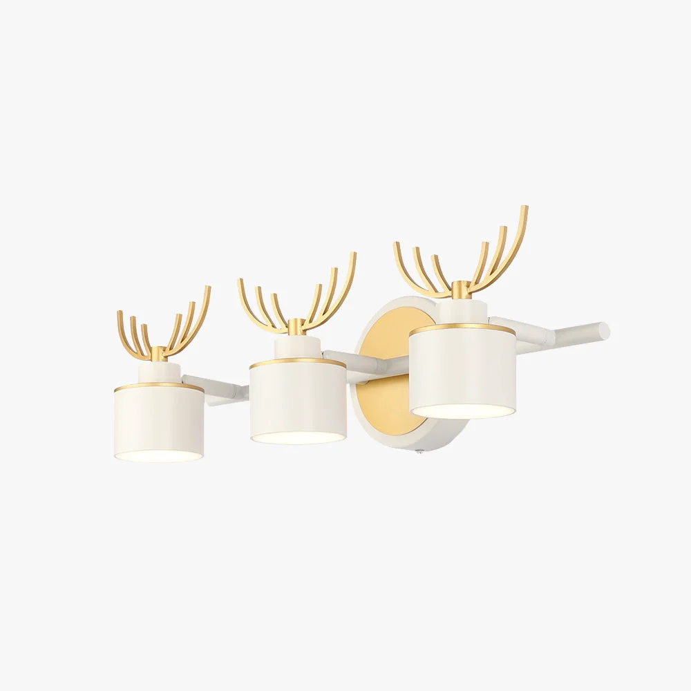 Comfortable Leigh Hirsch Spiegelfront Waschtisch-Wandleuchte L 32 46 62CM Original Design