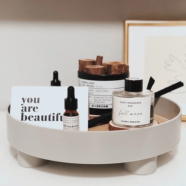 Solid Nordic Decorative Storage Tray Refined