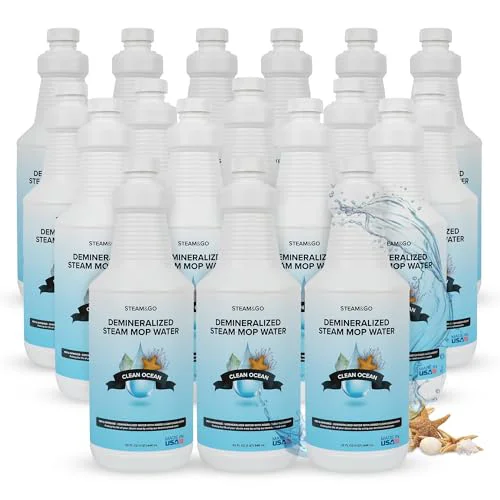 Smooth Steam Go Demineralized Water for Steam Mop 576 Fl Oz User-Friendly