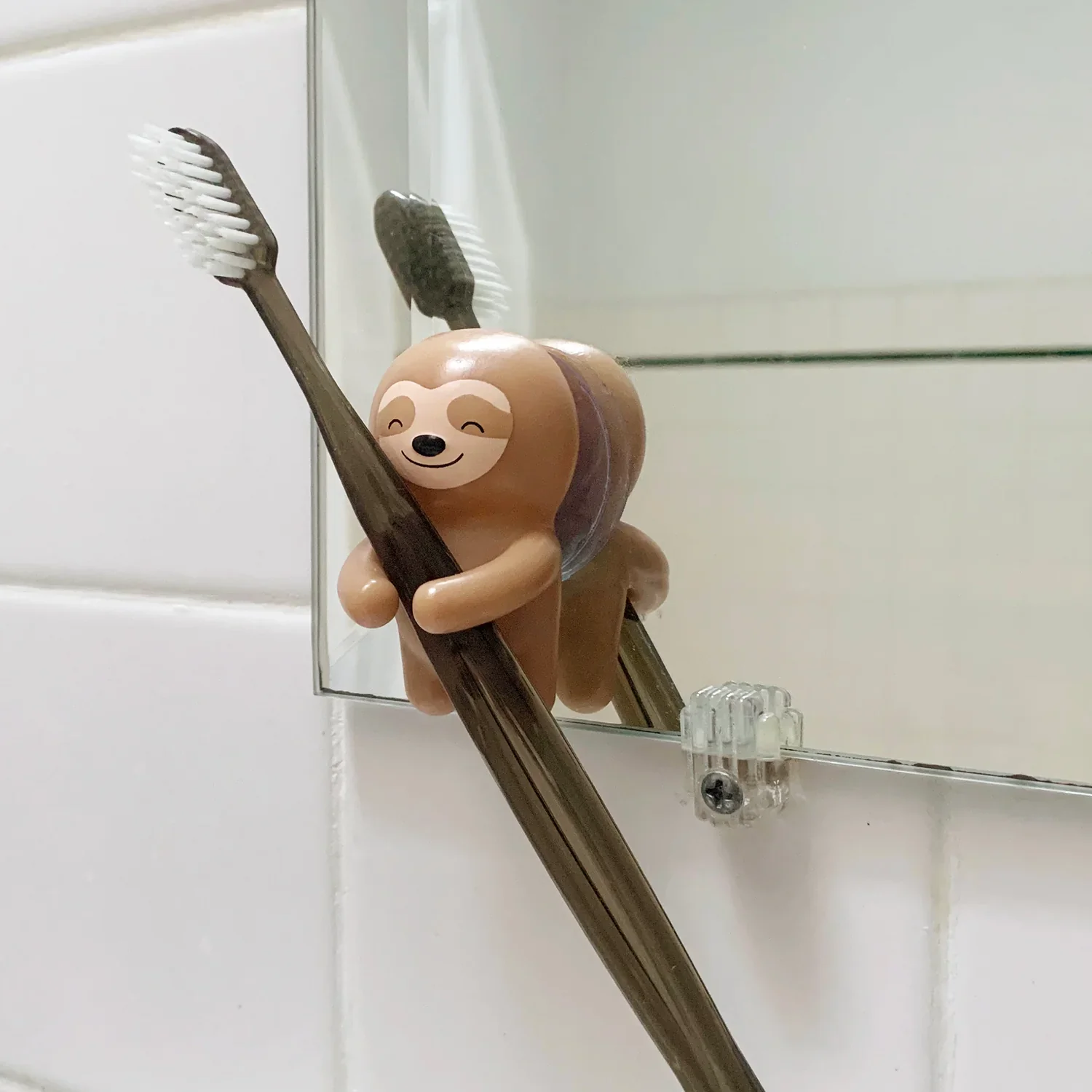 Eco-Friendly Sloth Tooth Brush Holder Practical