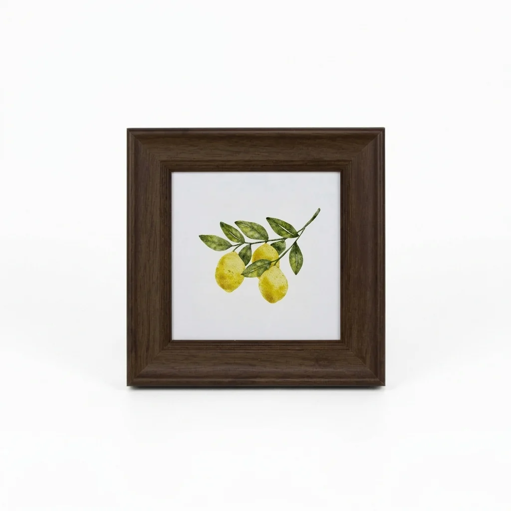 Trendy Square Resin Picture Frame Lightweight Durable Stylish