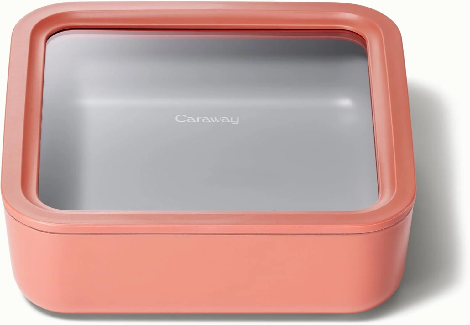 Solid Caraway Glass Food Storage 10 Cup Glass Container – Ceramic Coated Food Container – Non Stick Lunch Box Container with Glass Lids. Dishwasher Oven Efficient
