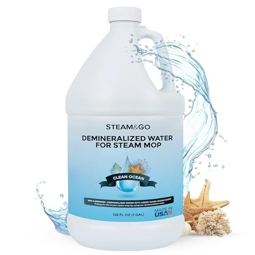 Sustainable Steam Go Demineralized Water for Steam Mop 128 Fl Oz Unique