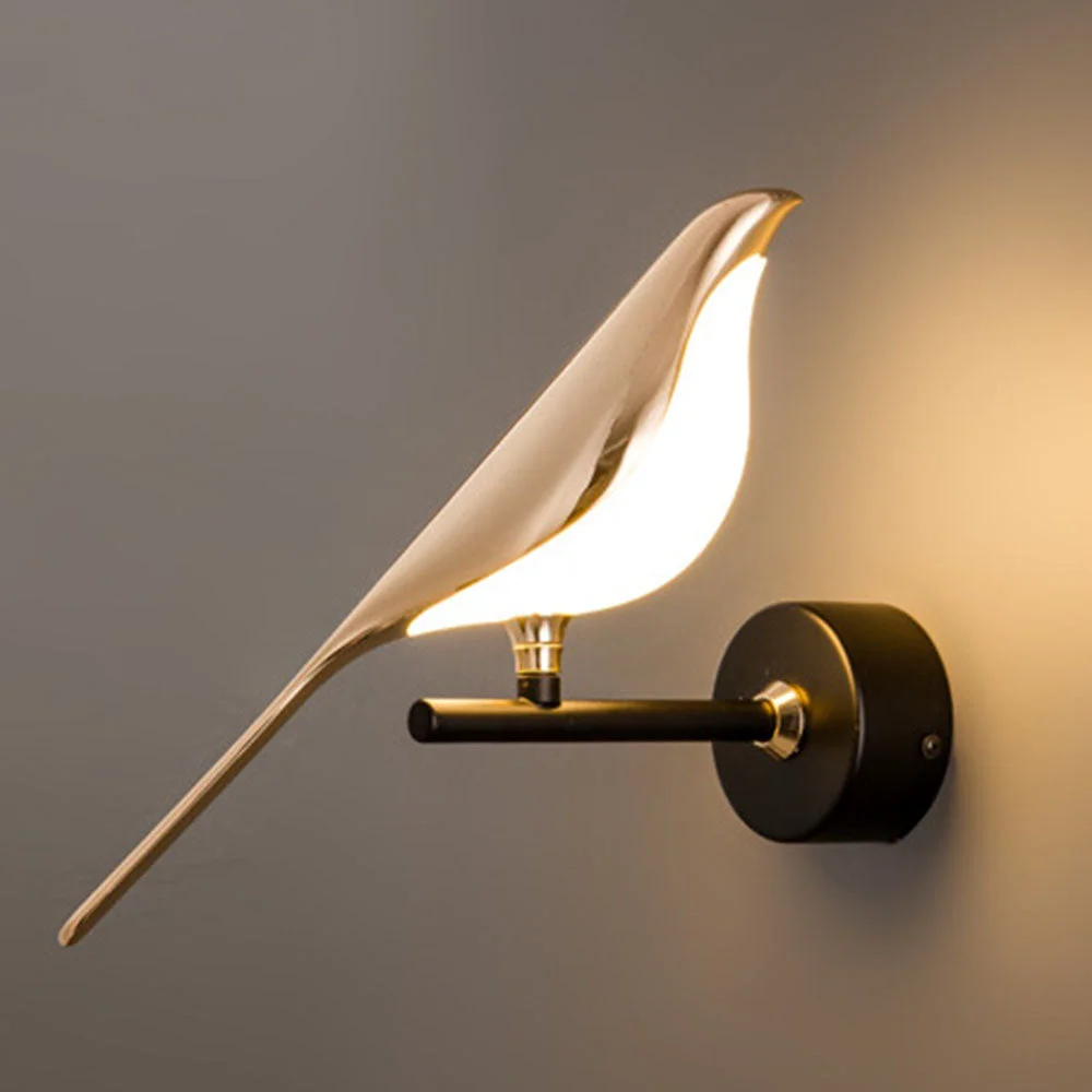 Luxury Modern Simple Art Design Bird Wall Lamp First-Class