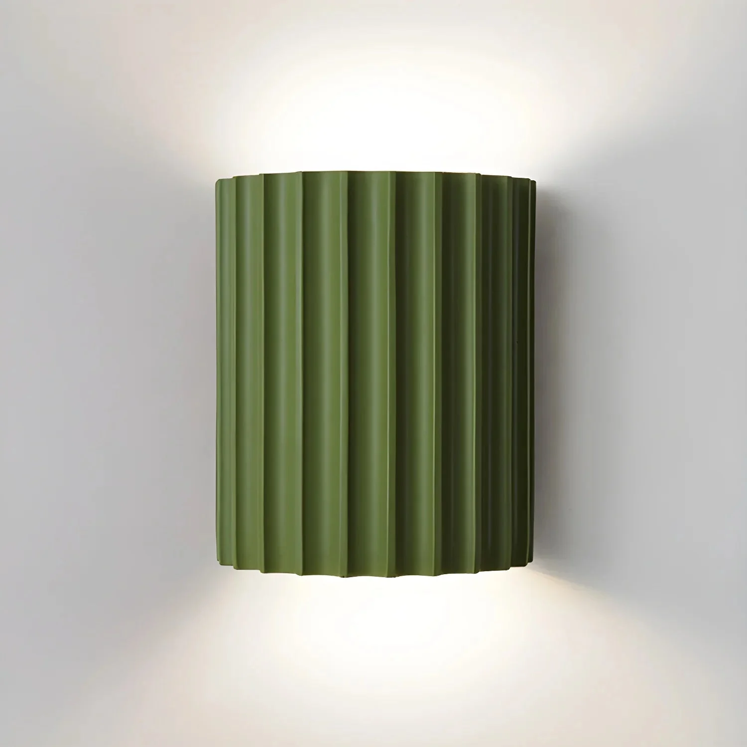 Exclusive Modern Half-Circle Resin Wall Sconce For Living Room Refined