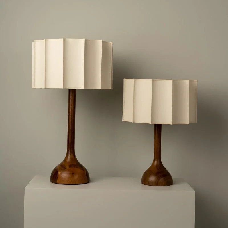 Top-Quality Wabi Sabi Designer Wood Table Lamp Long-Lasting