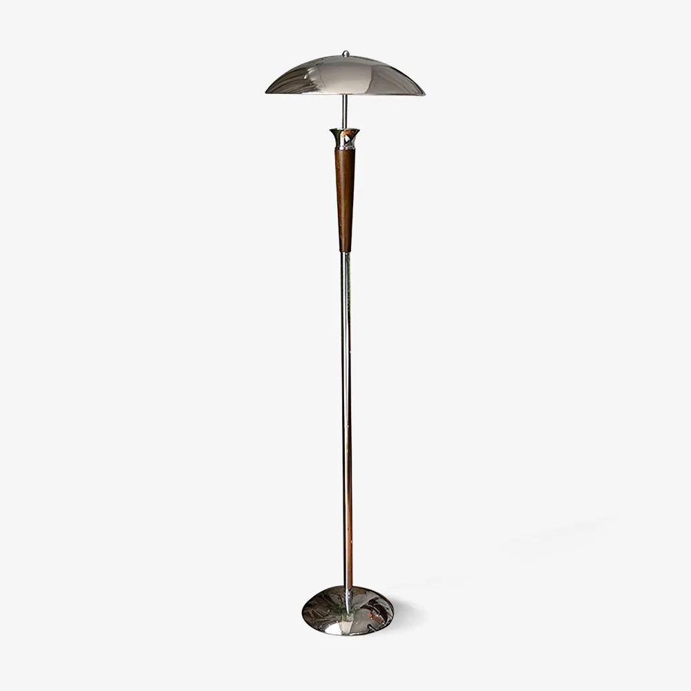 User-Friendly Creative Chrome Lampshade Floor Lamp Fine Crafted
