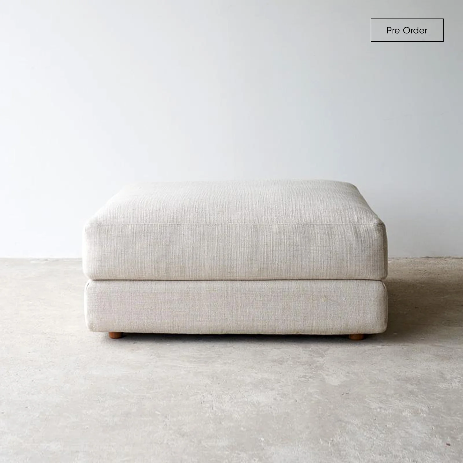 Reliable Hansen Ottoman Bespoke Fabric Leather 93cm Specialty