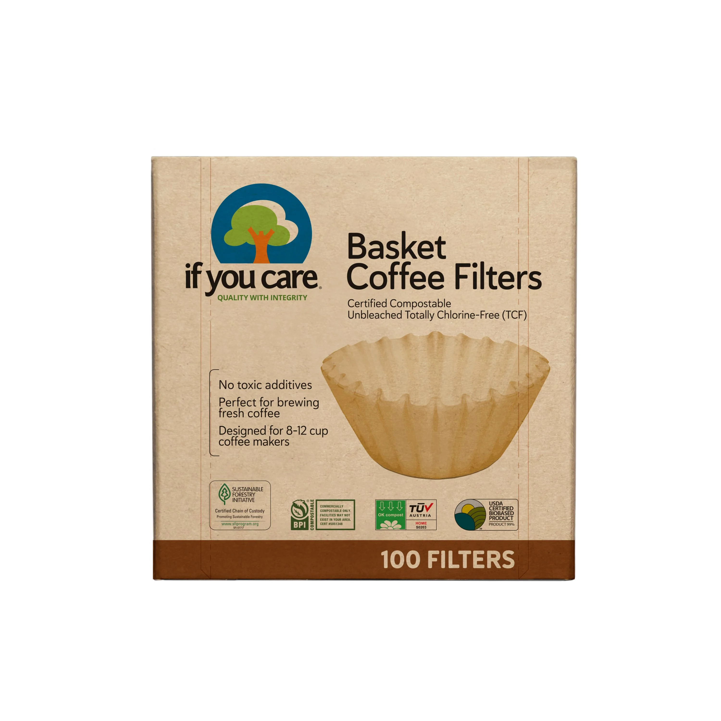 First-Class If You Care Coffee Filters – Basket Specialty