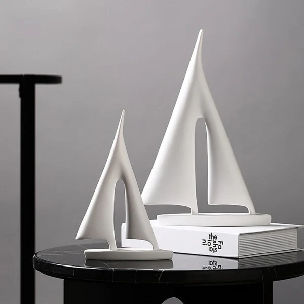 Breathable Sailboat Decorative Figurine Specialty