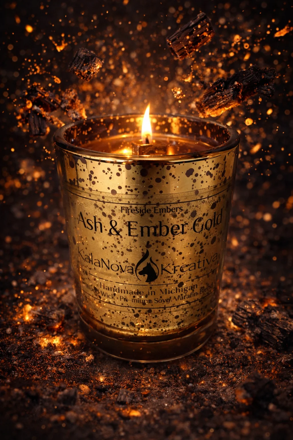 Trusted Ash Ember Gold – Fireside Embers Wood Wicked First-Class