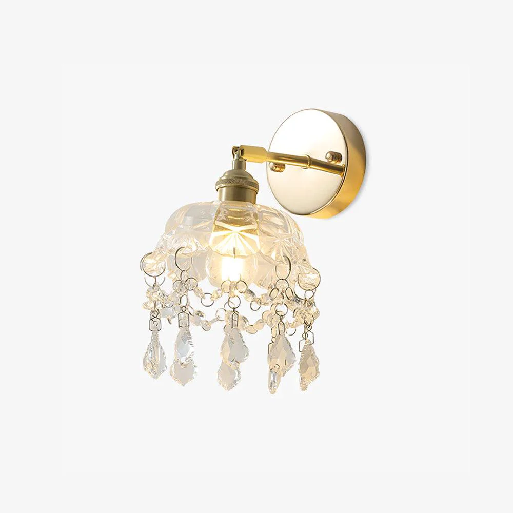Selected French Crystal Tassel Wall Light First-Class