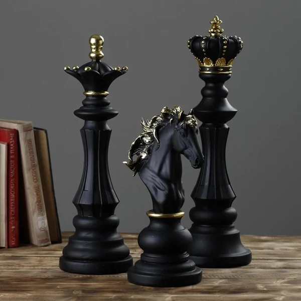 Authentic Chess Piece Decor Durable
