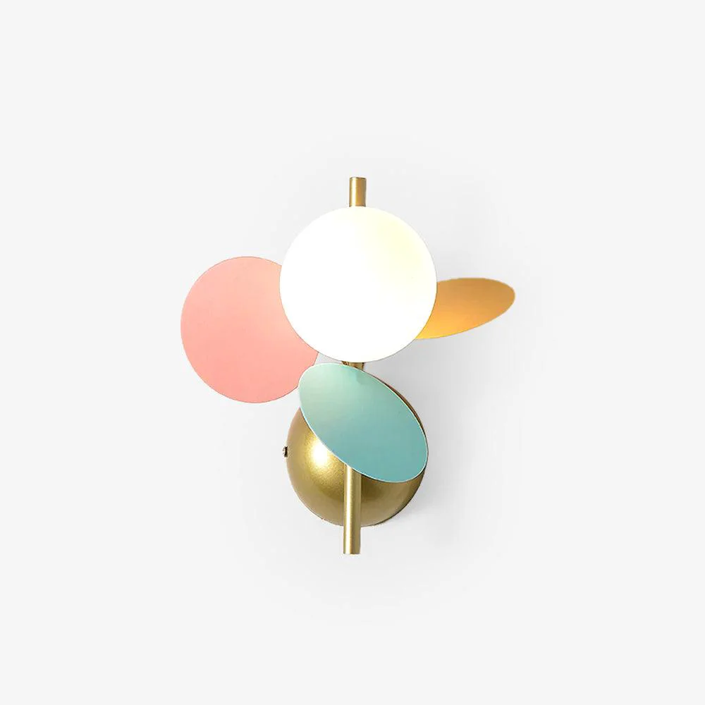 Secure Round Macaron Wall Lamp Optimized