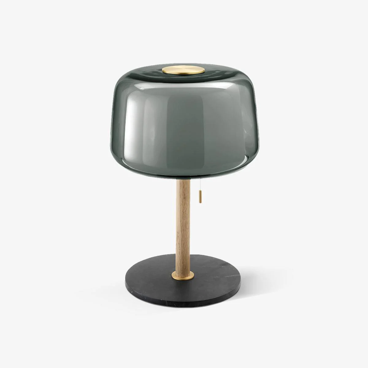 Green Mona Glass Table Lamp Pure